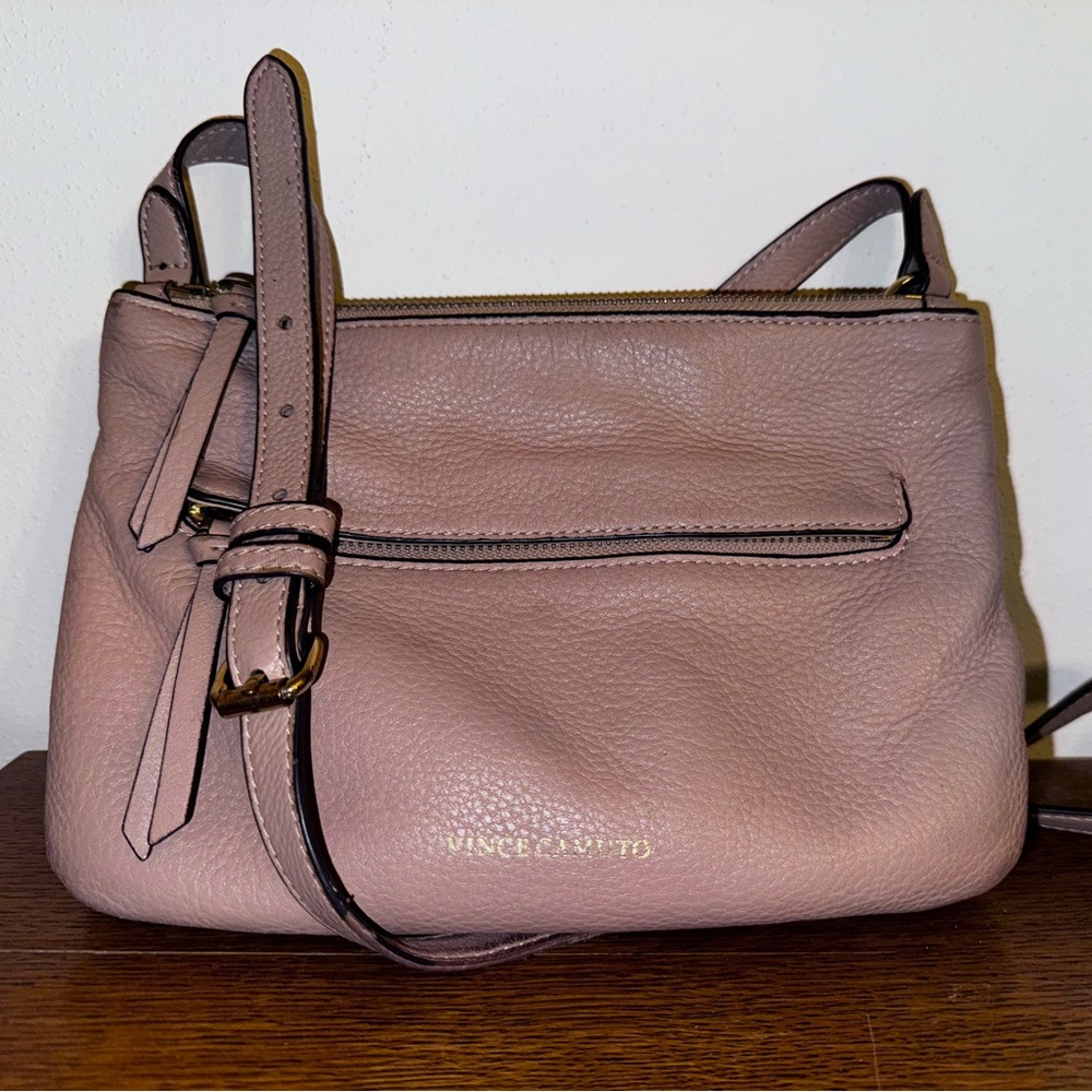 Vince Camuto “New Beige” Cross Body Bag.
